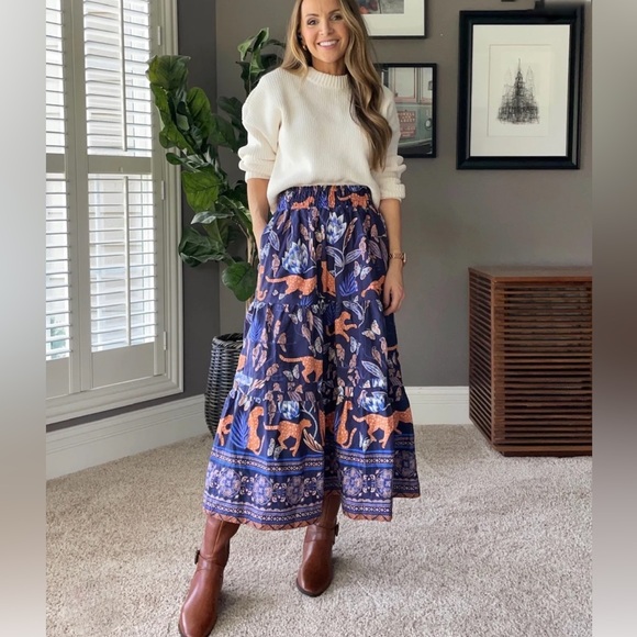 Coach Mulan Cognac Brown Leather KneeHigh Riding Boots/Gold Gold Accents/Emblem - Picture 7 of 7